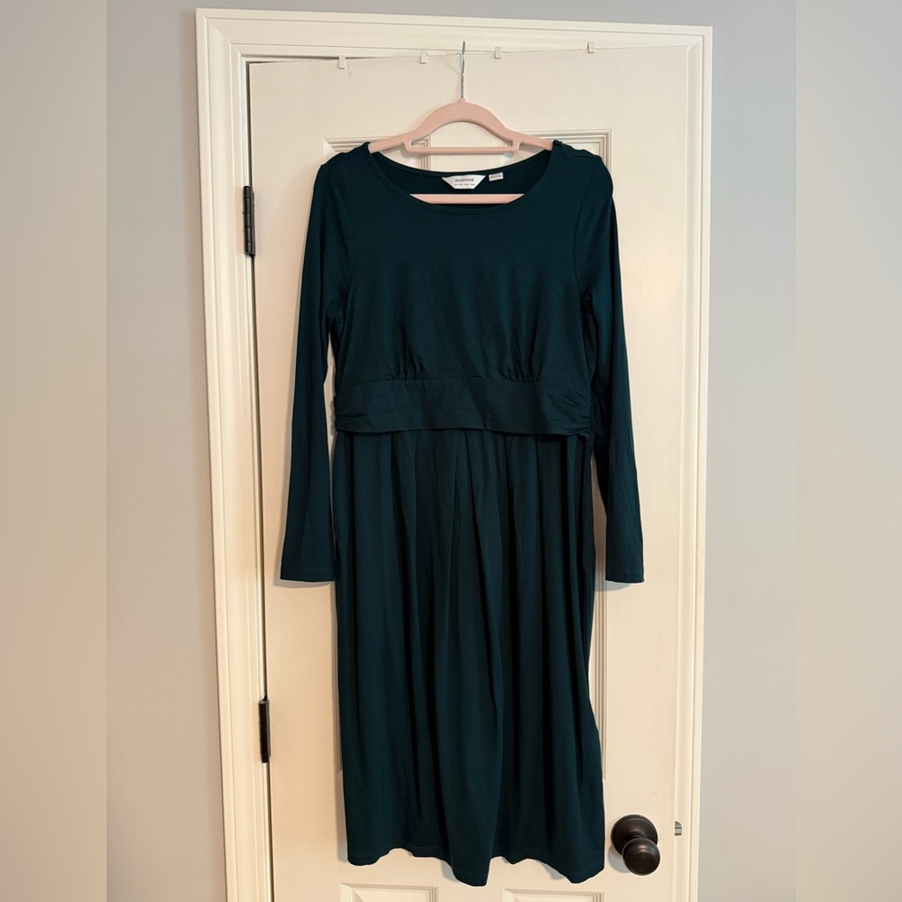 Seraphine Maternity & Nursing Long Sleeve Dress